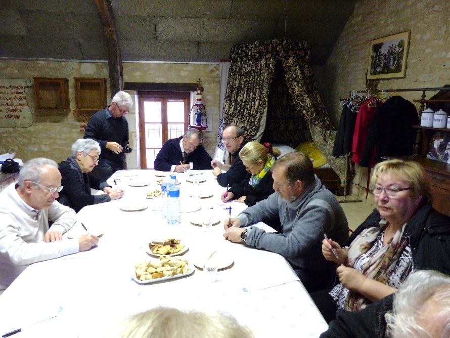 Le jury du concours des confitures de rhubarbe.
